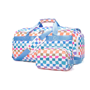 Sports Gym Bag for Men Women, Large Travel Duffle Bag with Shoe Compartment and Wet Pocket, Lightweight Weekender Overnight Bag Fitness Workout Bags for Sports, Gym, Travel