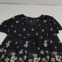 Siren Lily Size XL Maternity Womens V-Neck Stretch Waist Short Sleeve Tunic
