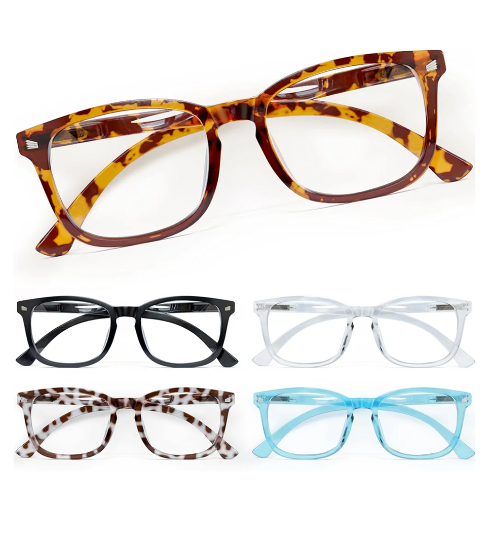 CCVOO Reading Glasses for Women/Men, Eyeglasses, Blue Light Readers for Women/Men, Computer Eye Glasses, Cheaters