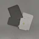 Weewooday 2 Set Mr and Mrs Passport Covers Holder and Luggage Tags Cute Leather Wallets Holder Travel Luggage Tags for Women Men Gift(White, Gray)