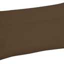ROYALE LINENS Body Pillow Cover - Double Brushed 1800 Microfiber - 20"x54" with Hidden Zipper Closure - Wrinkle & Fade Resistant - Super Soft Body Pillowcase 2 Pack (Chocolate, Pack of 2)
