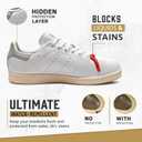 Leather Hero Shoe Protector Spray  White Shoe Protector Spray Waterproof and Stain Repellent  Safe for Leather, Suede, Nubuck, Canvas, Mesh, and Fabric  Sneaker Protector Spray  10.7oz