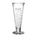Professional Lab Graduated Measuring Cup with Spout 100ml Wide Mouth Glass Conical Beaker Thickened Borosilicate Beaker Heat Resistant (100ml) Transparent
