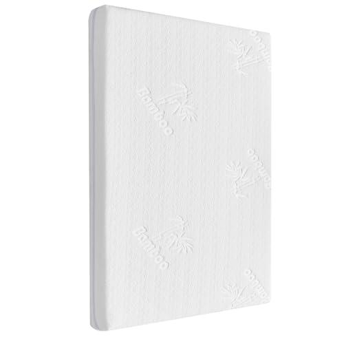 41x29 pack n play mattress for 4moms: 1.5" Thick Bamboo Cover,Gel Memory Foam pack and play mattress pad for 4moms Breeze Plus Portable & 4moms Breeze GO Portable &Travel playpen - All-Season Design