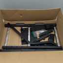 Tailgate Ladder for Pickup Truck, Universal 34"-42" Height Adjustable Tailgate Step with Non-Slip Wide Pedal, Heavy Duty Durable Truck Ladder for Ford Dodge Ram Hilux Chevy GMC, Capacity 350 lbs (Black)