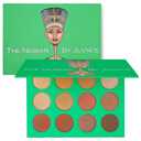 Juvia's Place Palette The Nubian - Golds, Coppers, Browns and Nudes, Shades of 12, Matte & Shimmer Shades, Pigmented Makeup Palette Eye Color & Shine, Pressed