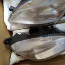 Fit for 2011-2023 Peterbilt 579 587 Class 8 Truck Projector Headlight Headlamp Black Housing Assembly Replacement Pair/Set