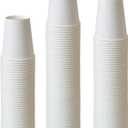 50 Pack 8 Oz Paper Coffee Cups | Water Paper Cups | Hot Cups