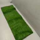 turfloid Artificial Grass Table Runner Rug 1 ft x 3 ft, Synthetic Fake Grass Turf Mat for Party Wedding Garden Home Decor, 0.8" Pile Height