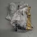 2 Handles Shower Faucet Set with Tub Spout Bathtub Shower Faucet Combo Set Shower System Complete Tub and Shower Trim Kit Wall Mounted Shower Fixtures Matte Black