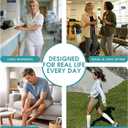 8 Pairs Compression Socks for Women & Men, Support Compression Stockings for Medical Running Athletic, S/M 