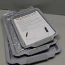 BRONYPRO Non Stick Ceramic Baking Sheet Pan Set of 3, Natural Non Toxic Cookie Sheets for Baking - PFOA, PTFE Free, Heavy Duty Aluminized Steel Oven Trays for Cooking with Silicone Handles, Cream