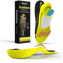 Lightweight Performance Sports Insoles Protective - Welnove Shock Absorbing Athletic Insoles for Running, Basketball, Fitness - Energy Return,Increased Performance,Injury Protection, Men Women (L-XL)