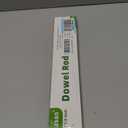 1/4 x 17.5 Inch 25 PCS Dowel Rods Wood Sticks Wooden Dowel Rods - Unfinished Bamboo Sticks - for Crafts and DIYers