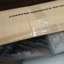 ThermoMate Infared Patio Heater for Outdoor with Tripod, Electric 1500W IP65 Waterproof with Remote, 3 Heating Levels & 24H Timer for Restaurant Backyard, Plug-in 120V Black