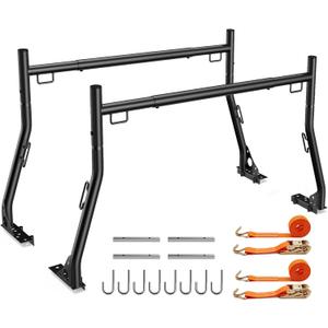 JY PERFORMANCE Truck Ladder Racks 800Ibs Capacity Extendable Pick-up Truck Bed Ladder Rack, Universal Heavy Duty (NO Drilling)