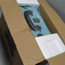 Record Player with Speakers 3-Speed Bluetooth Suitcase Portable Vinyl Record Player Belt-Driven RCA Line Out AUX in Headphone Jack Vinyl Vintage Turntable Blue