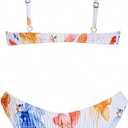 VOLAFA Women's Triangle Bikini Set Textured Frilled Smocked Ruched Push Up Swimsuit Two Piece Bathing Suit (S)