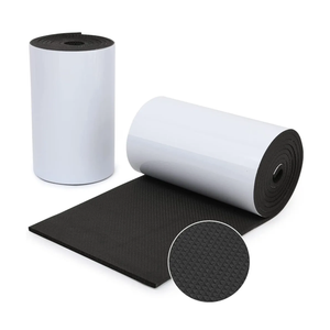 Garage Wall Protector, 2 Roll Garage Car Door Protector Bumper Guard for Car Doors Anti-Collision Waterproof Inflaming Ultra Self Adhesive EVA Foam for Warehouse (2 ROLL: 79" x 8" x 1/4")