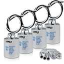 E26 Light Socket,Standard Medimun Screw Bulb Socket Lamp Holder,E26 Porcelain Light Socket with Wire Lead for Halogen Incandescent LED Light Bulb (4-Pack)