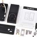 Smart Lock Touchscreen Keyless Entry Door Lock WiFi TY APP Fingerprint Password RFID Card Mechanical Key 5 Unlocking Methods Alunum Alloy Door Lock for 35-55mm Thickness Office Home Bedroom Door