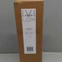 Ivilon Drapery Treatment Window Curtain Rod - Acrylic Ball 1 inch Pole. 16 to 28 Inch (Side Curtain Rod) Satin Nickel