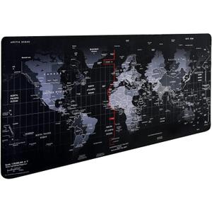 Gaming Mouse Pad,Hosimoln Large Mouse Pad Size 80x30CM Thickness 2MM,Premium-Textured Non-Slip & Waterproof Computer Mousepad with Stitched Edges for Gaming, Office & Home-80x30 Map002