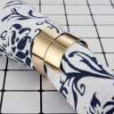 Irregular Geometry Napkin Ring Round Serviette Holder Wedding Christmas Decor x6