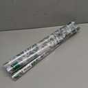 4 x Window Privacy Film with Cutting Grid, Non-Adhesive Stained Glass Window Film Decorative, Static Cling Privacy Window Film (Leaf Rainbow,17.5 X 78.7 inch)