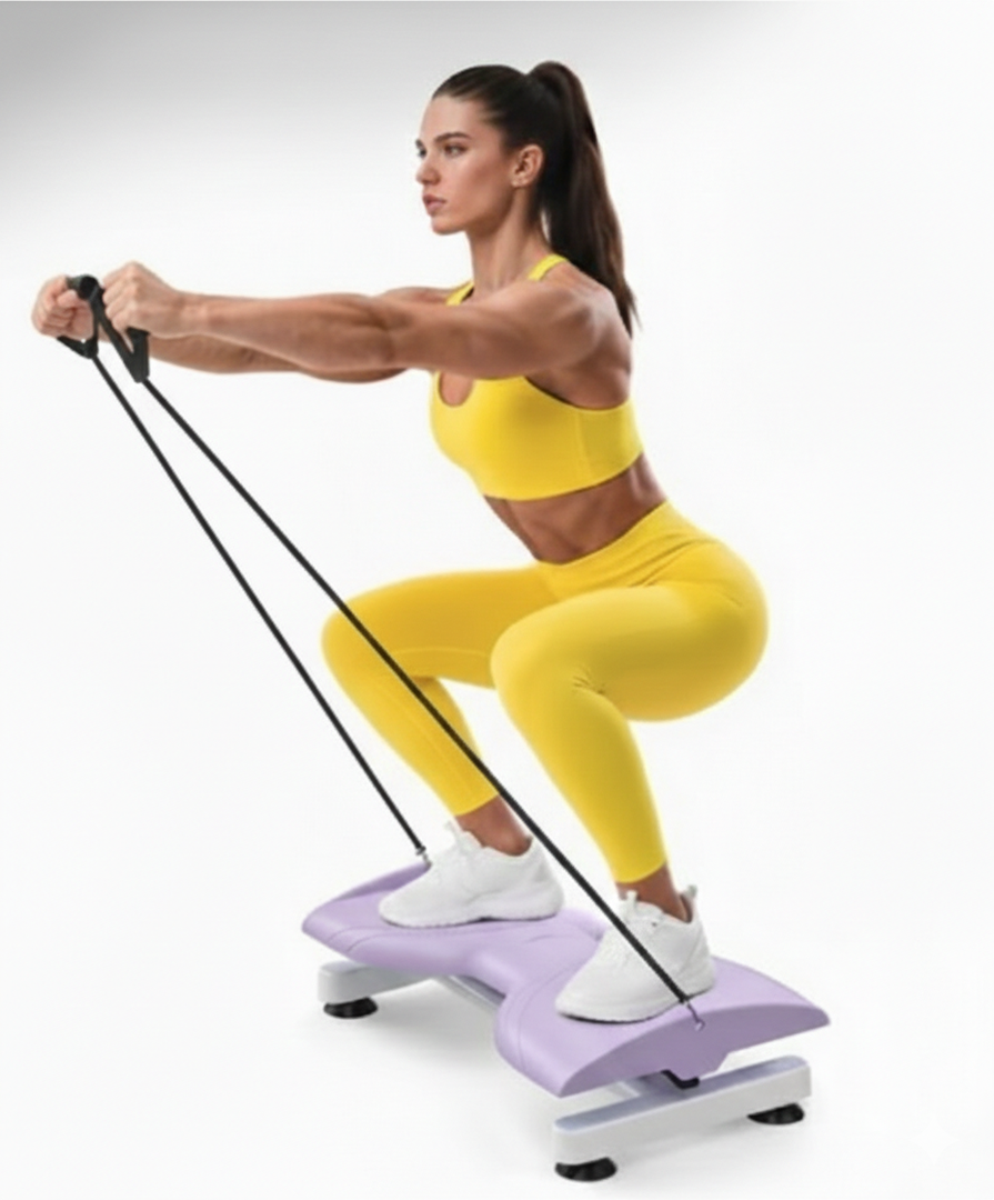 Yolid Waist Twist Machine, Twist Machine Exercise with 300 Lbs Weight Capacity, Ab Twist Board for Slim Waist and Core Ab Exercise,Noiseless Home Gym Equipment for Women Men (Purple)