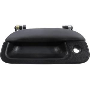 Tailgate Door Handle Exterior, Compatible with 1997-2007 Ford F150 F250 F350 F450 F550 Super Duty, 01-05 Ford Explorer Sport Trac, w/ Key Hole | 7L3Z-9943400-AA, 80238 Outside Tail gate Liftgate Latch (1PCS Black Handle, Black)