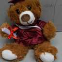 Foilswirl Graduation Bear 2026 with Gown Cap Tassel 9 Maroon Graduation Stuffed Animal Plush Bear Toy for Class of 2026 Prek Preschool Kindergarten High School College Graduate Gift