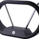 GE Traditional Rabbit Ear HD Digital TV Antenna and GE Modern Loop Rabbit Ears Indoor TV Antenna