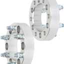 SCITOO 2PCS 1.5" 6 Lug Wheel Spacers Adapters 6x5.5 to 6x135 Wheel Spacers Kits 14x1.5 Studs 108mm fits for silverado 1500 wheel spacers Adapters 1999-2012 |for K1500 Adapters 1994-1998