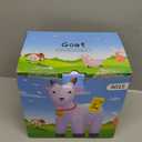 DomKom 6FT Goat Inflatables Christmas Spring, Farm Ranch Blow up Animals Cute, Decorations Outdoor Yard Builtin LED Lights Big Large Decor Party Farm Lawn Holiday Outside