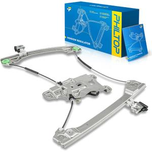 PHILTOP Front Left Driver Side Power Window Regulator and Motor Assembly Compatible with 2012-2017 Chevrolet Equinox 2012-2017 GMC Terrain Replaces 751-636