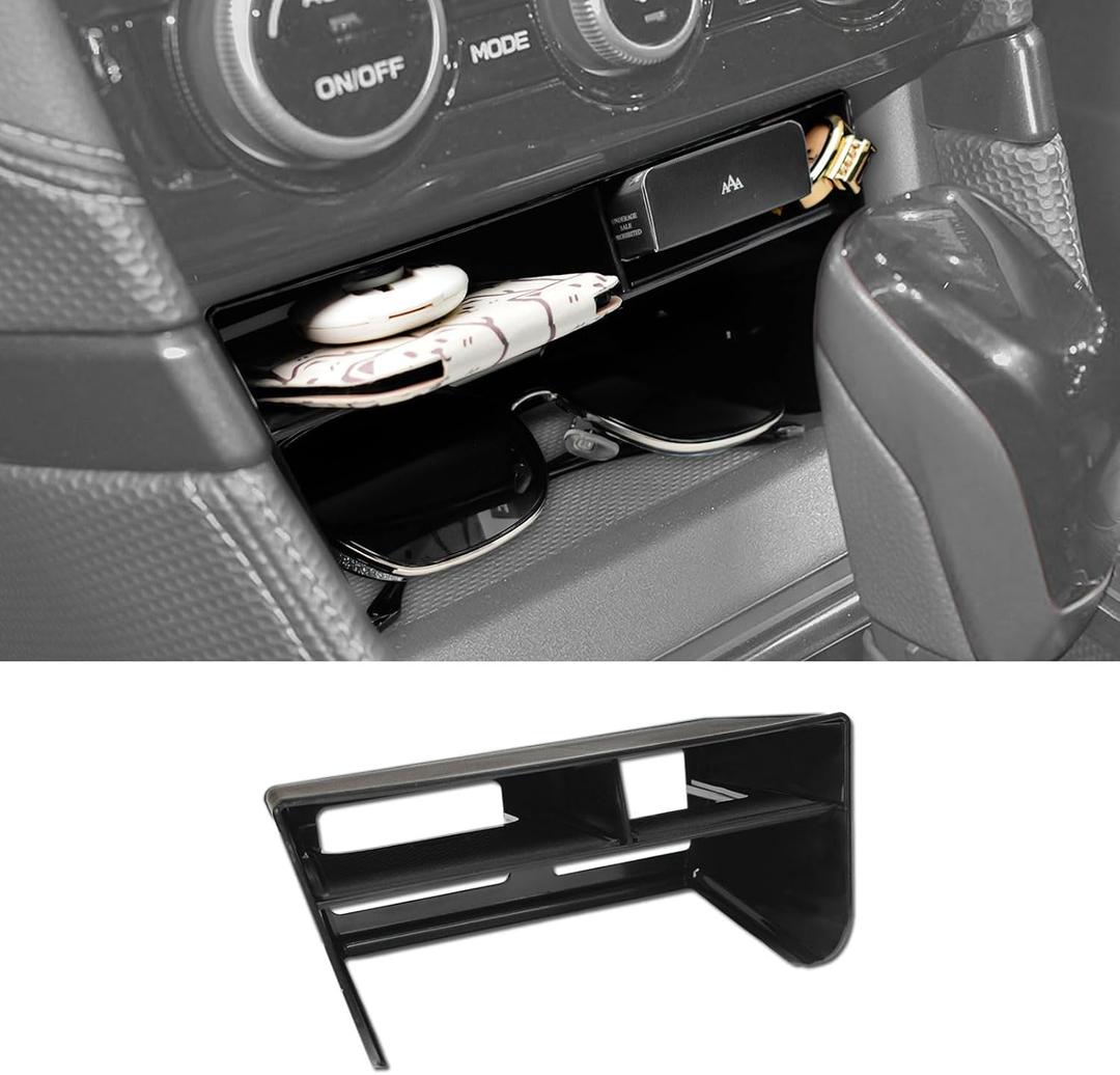 Center Console Organizer Compatible with Subaru Forester 2019 2020 2021 2022 2023 2024 Accessories, Middle Console Storage Box Insert Tray with Charging Hole (NOT for XT or 2025 Models)