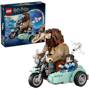 Amazon.com: LEGO Harry Potter Hagrid & Harry's Motorcycle Ride Building Toy - Kids Motorcycle Toy for Boys and Girls, Harry Potter Fans, Ages 9+ - Gift Idea for Birthdays - 76443 : Toys & Games