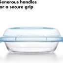 OXO Good Grips GLASS PIE PLATE WITH LID, 9 in 