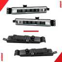 Pair Fog Lights Assembly Compatible with Accord Sedan 2016-2017 4-Door with Wiring Kit Replacement for 33950T2AA21 71112T2FA61 (Left & Right Side)