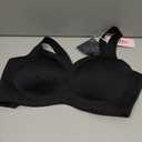 PoseFree Womens Seamless Wireless Supportive Bra Push Up Comfort Soft No Underwire Full Coverage T-Shirt Bra (XL)