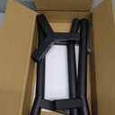 SHAINFUN Adjustable Metal Raised Stand for Large & XL Breeds, Compatible with 7 to 10.6" Wide Bowls, Single Tall Elevated Feeder (Bowl Not Included) (Black-13.7H-Round)