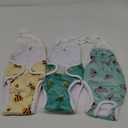 3 Pack Washable Female Dog Diaper Onesie Sanitary Pantie with Adjustable Suspender, Reusable Fixed Doggie Diapers, Super Absorbent Leakproof for Small Medium Large Dog in Heat Cycle L