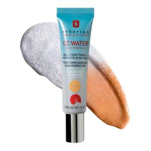 Erborian CC Water with Hyaluronic Acid - Ultra-Light Aqua Gel Color Corrector with Centella Asiatica & Hyaluronic Acid - Plump, Softer & Hydrated Skin (0.5 Ounce (Pack of 1), Gold)