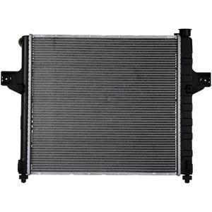Radiator with Automatic Transmission Aluminum/Plastic (Core/) 21" x 25" x 1" (Inches) Height 1-Row