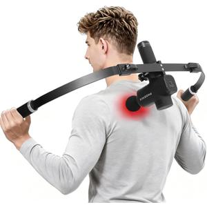Massage Gun Holder,Detachable for Portability Massage Gun Extension Handle Compatible with Most Massage Guns, for Hard to Reach Areas,Muscle Pain Relief