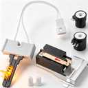 Gas Dryer Repair Kit Contains 338906 Flame Sensor 279311 Igniter 279834 Gas Valve Solenoid Coils - Fit for Maytag Dryers - Replaces WP338906 AP3094251 PS334310 12001349
