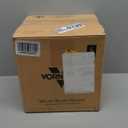 Vornado MVH Space Heater 3 Heat Settings Adjustable Thermostat TipOver Protection Auto Safety ShutOff System Indoor Use Whole Room Black