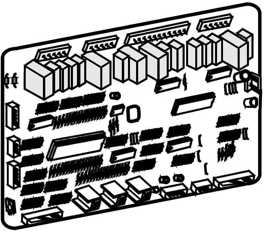 Samsung DA92-00939A Refrigerator Electronic Control Board