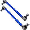 STICHLER 9.84-11.81' 250-300 M12 Front Universal Heavy Duty(HD) Adjustable Aluminium Sway Bar Links Kit Replace OEM, Fit Most Cars Trucks SUVs Off-Road Vehicles Racing Specialty Use